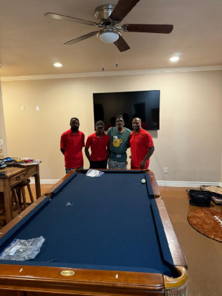 A successful pool table move from Longview, TX to Gilmer, TX. Yes we move Pool Tables. Customer was going from Longview, TX to Gilmer, TX with this 8ft Billiard Table...